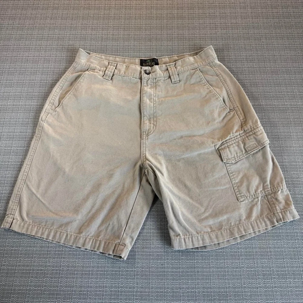 Redhead tan cargo shorts men's size 34
